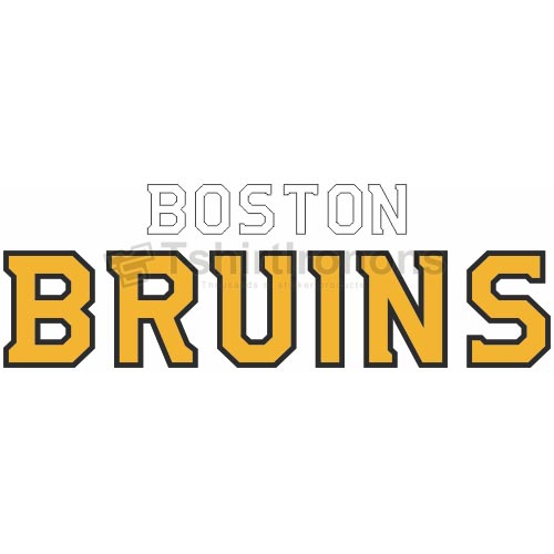 Boston Bruins T-shirts Iron On Transfers N68